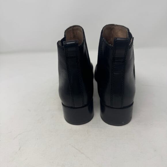 Madewell The Carina Boot Black Leather Chelsea Ankle Boots Pull-On Size 7.5 - Picture 7 of 14